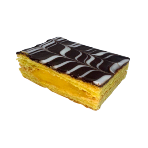 Choc. Napoleão/ Custard & Chocolate Puff